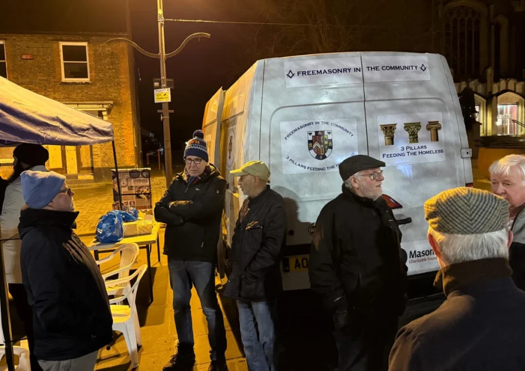 Volunteers from 3 Pillars Dunstable supported by Freemasonry in the Community